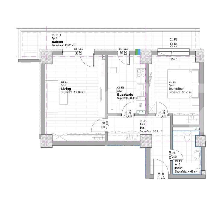 Apartament de vânzare 2 camere Tatarasi - 141493AV | BLITZ Iași | Poza2