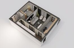 Apartament 2 camere, decomandat, 53.6 mp, Galata