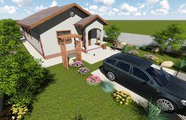 Casa plan parter 96 mp, teren de 500 mp, Valea Adanca