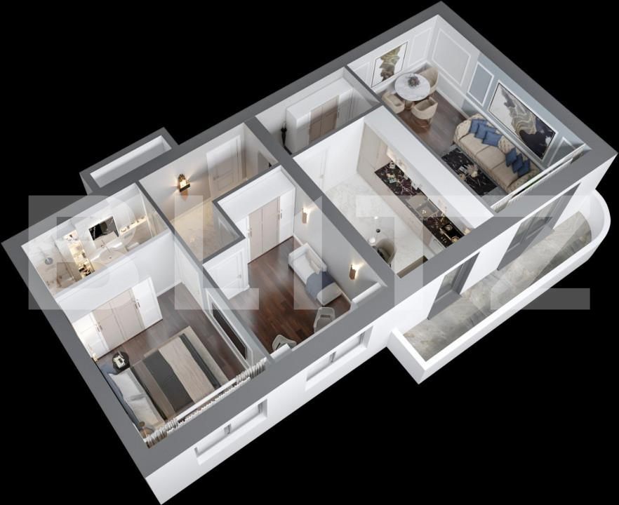 Apartament de vânzare 3 camere Frumoasa - 143670AV | BLITZ Iași | Poza1