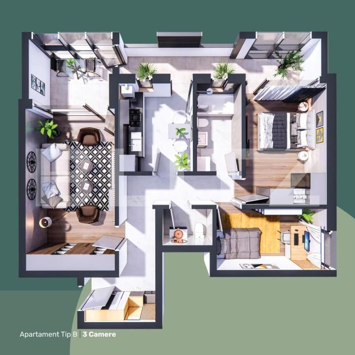 Apartament de vânzare 3 camere Hlincea - 145780AV | BLITZ Iași | Poza2