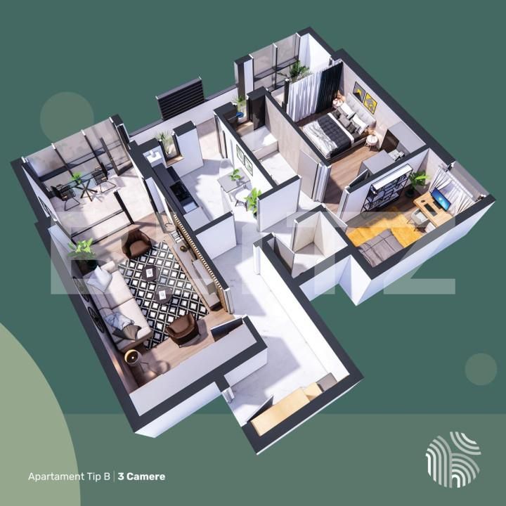 Apartament de vânzare 3 camere Hlincea - 145780AV | BLITZ Iași | Poza1