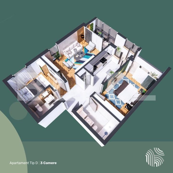 Apartament de vânzare 3 camere Hlincea - 145781AV | BLITZ Iași | Poza2