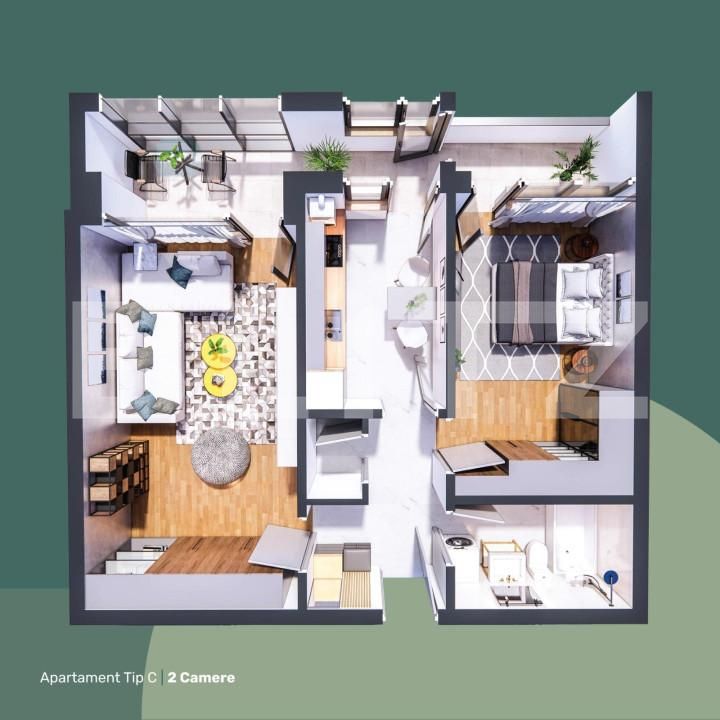 Apartament de vânzare 2 camere Hlincea - 145782AV | BLITZ Iași | Poza2