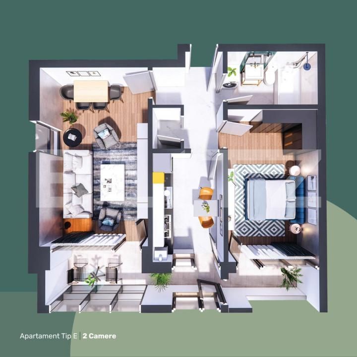 Apartament de vânzare 2 camere Hlincea - 145783AV | BLITZ Iași | Poza2