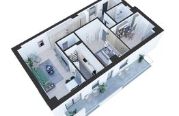 Apartament nou de 3 camere, 97 mp, 2 bai, Nicolina