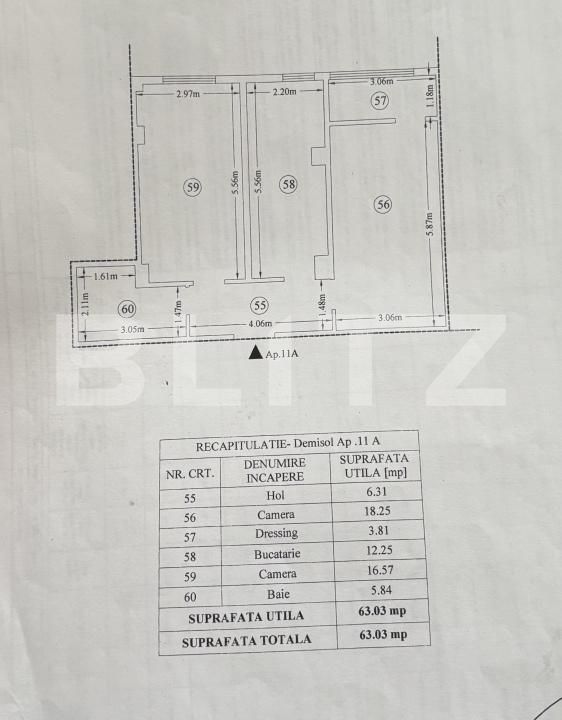 Apartament de vânzare 2 camere Cug - 145816AV | BLITZ Iași | Poza8