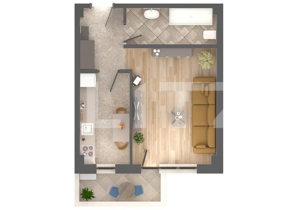 Garsonieră de vânzare Nicolina - 146117AV | BLITZ Iași | Poza1