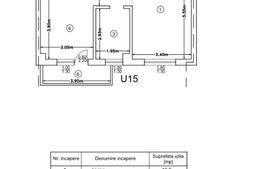 Apartament 2 camere 50 mp, etaj intermediar, VISANI