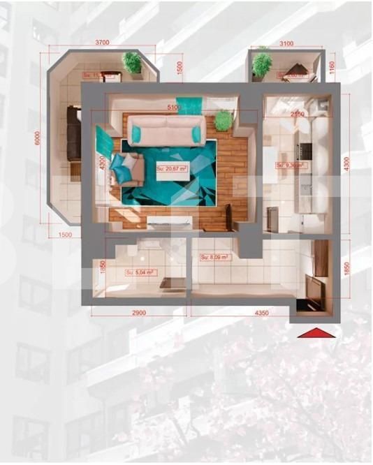 Garsonieră de vânzare Copou - 146130AV | BLITZ Iași | Poza2