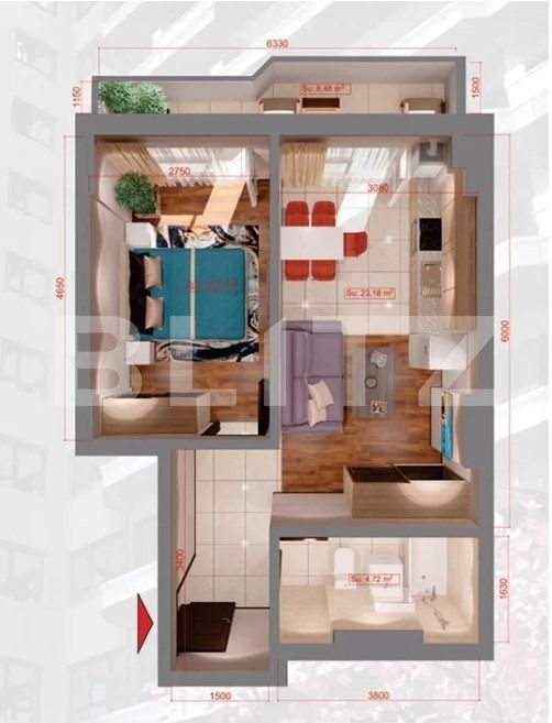 Garsonieră de vânzare Copou - 146131AV | BLITZ Iași | Poza1