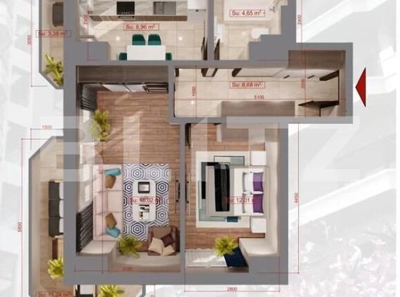 Apartament de vânzare 2 camere Copou - 146135AV | BLITZ Iași | Poza1