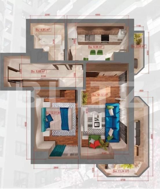 Apartament de vânzare 2 camere Copou - 146135AV | BLITZ Iași | Poza2