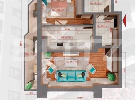 Apartament de vânzare 2 camere Copou - 146136AV | BLITZ Iași | Poza1