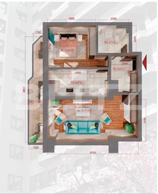 Apartament de vânzare 2 camere Copou - 146136AV | BLITZ Iași | Poza1