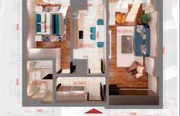 Apartament 2 camere, 65mp, zona Copou