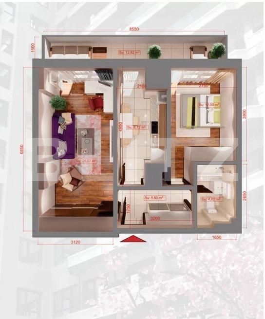 Apartament de vânzare 2 camere Copou - 146137AV | BLITZ Iași | Poza2