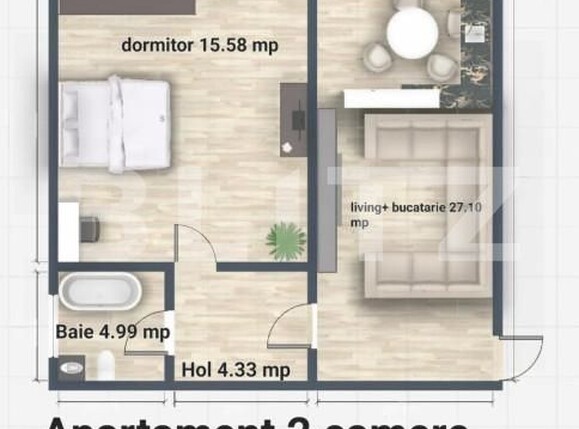 Apartament de vânzare 2 camere Miroslava - 146140AV | BLITZ Iași | Poza1