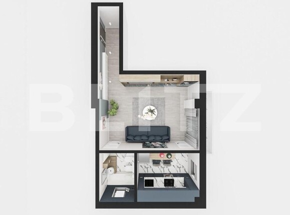 Garsonieră de vânzare Galata - 146150AV | BLITZ Iași | Poza2