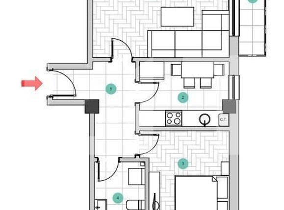 Apartament de vânzare 2 camere Galata - 146151AV | BLITZ Iași | Poza8