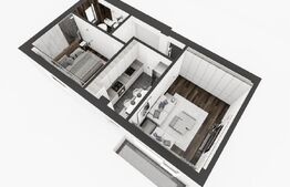 Apartament 2 camere, 55 mp, Galata