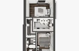 Apartament 2 camere, 55 mp, Galata