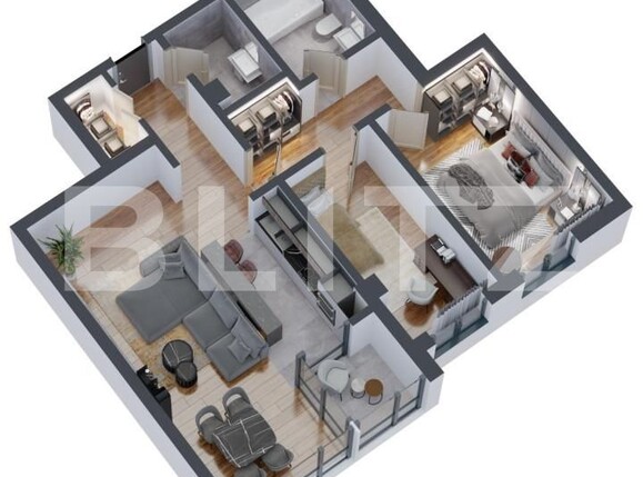 Apartament de vânzare 3 camere Dacia - 146153AV | BLITZ Iași | Poza3
