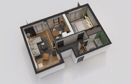 Apartament 2 camere, decomandat, 59.60 mp, Galata