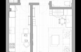 Apartament 1 camera, 37 mp, zona Palas