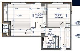 Apartament 2 camere, decomandat, 55mp, zona Cug