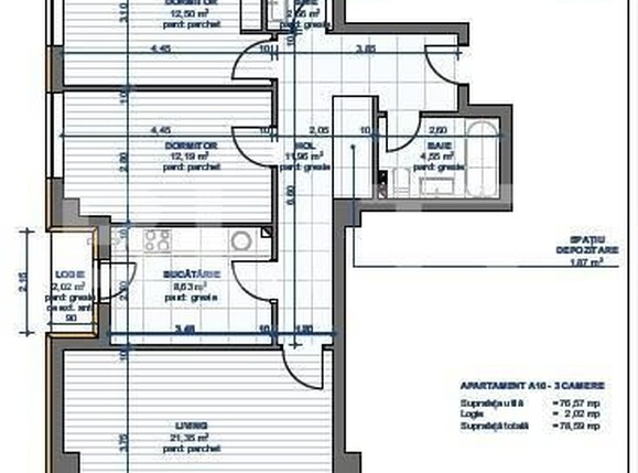 Apartament de vânzare 3 camere Cug - 146164AV | BLITZ Iași | Poza7