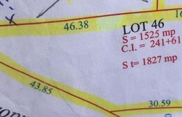 Teren intravilan de 1827 mp, Valea Adanca