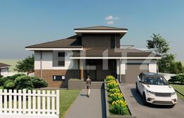 Vila de 4 camere, 178.5 mp utili, teren 500 mp, zona Bucium