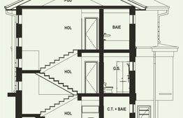 Vila de 5 camere cu panorama, 196.3 mp utili, teren 750 mp, zona Bucium