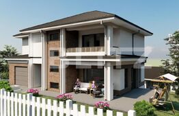 Vila de 5 camere cu panorama, 196.3 mp utili, teren 750 mp, zona Bucium