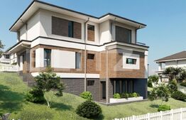 Vila de 5 camere cu panorama, 196.3 mp utili, teren 750 mp, zona Bucium