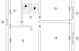 Casa 4 camere, 115 mp utili totali, Visani