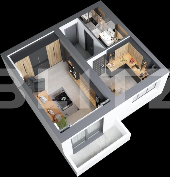 Garsonieră de vânzare Frumoasa - 146388AV | BLITZ Iași | Poza1