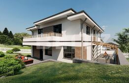 Vila de 5 camere cu panorama, 272.1 mp, teren 1500 mp, Bucium