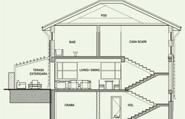 Vila de 5 camere cu panorama, 272.1 mp, teren 1500 mp, Bucium