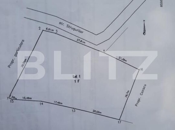Teren de vânzare Strugurilor - 146481TV | BLITZ Iași | Poza2