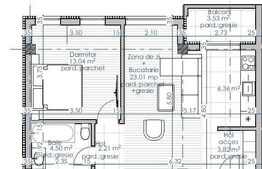 Apartament 2 camere, 50 mp, Rediu, rate la dezvoltator