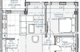 Apartament 2 camere, 50 mp, Rediu, rate la dezvoltator
