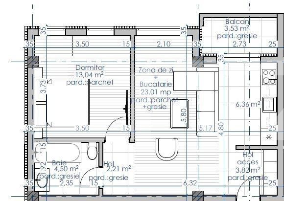 Apartament de vânzare 2 camere Rediu - 148998AV | BLITZ Iași | Poza3