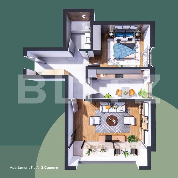 Apartament de vânzare 2 camere Hlincea - 149421AV | BLITZ Iași | Poza1