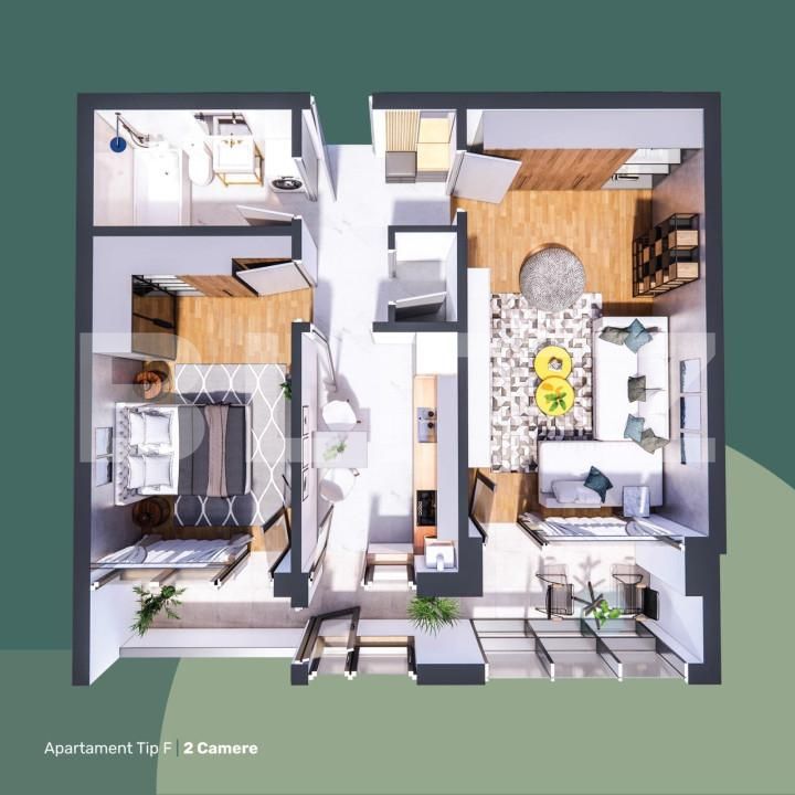 Apartament de vânzare 2 camere Hlincea - 150055AV | BLITZ Iași | Poza2