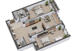 Apartament 3 camere, 67 mp, Valea Lupului