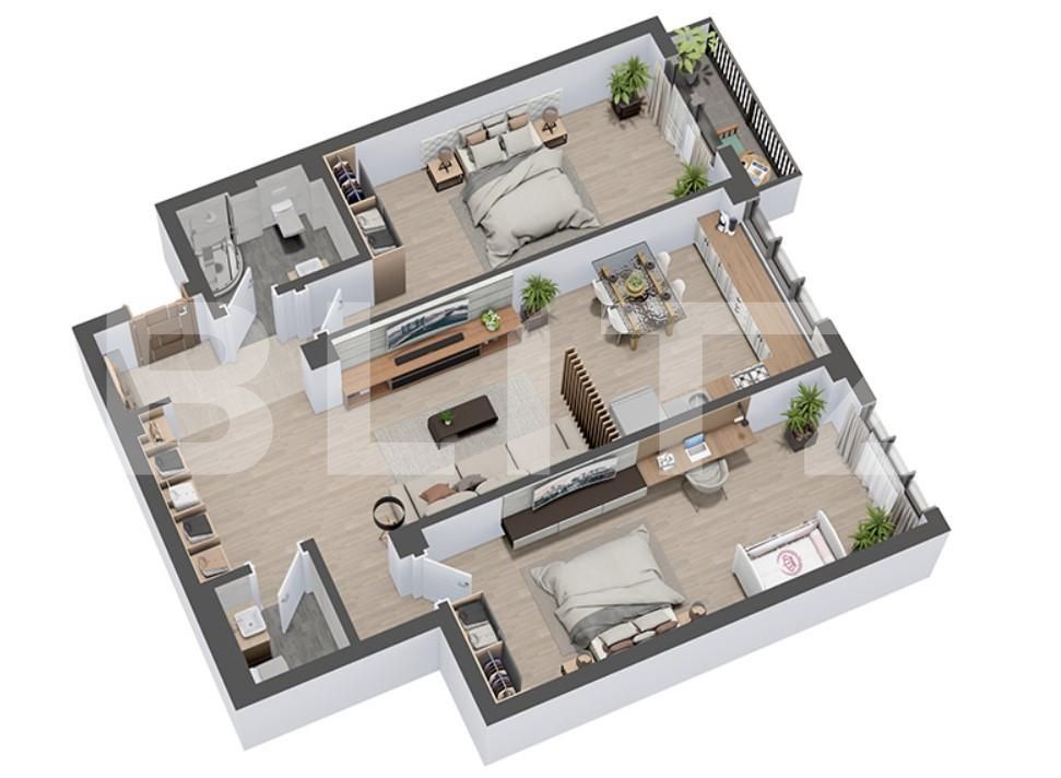 Apartament de vânzare 3 camere Valea Lupului - 150069AV | BLITZ Iași | Poza1