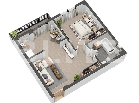 Apartament de vânzare 2 camere Valea Lupului - 150071AV | BLITZ Iași | Poza1