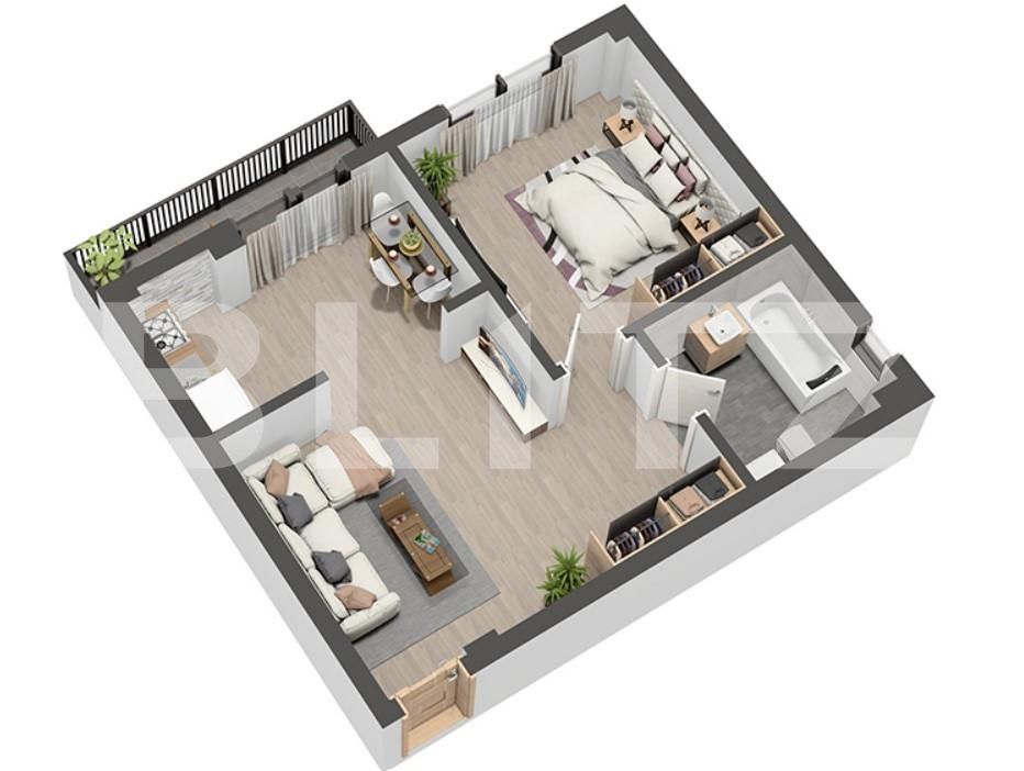 Apartament de vânzare 2 camere Valea Lupului - 150071AV | BLITZ Iași | Poza1